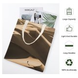 yanfind Great Martin Canvas Tote Bag Double Desert Landscape Travel Outdoors Soil Namibia Africa Sand Adventure HQ Tumblr Cool white-style1 38×41cm