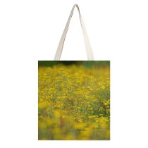 yanfind Great Martin Canvas Tote Bag Double Field Grassland Outdoors Countryside Farm Rural Meadow Plant Wales Wildflower Spring white-style1 38×41cm