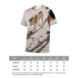 yanfind Adult Full Print T-shirts (men And Women) Adorable Anonymous Ball Charming Crop Cute Dog Enjoy Faceless Footprint Friendly
