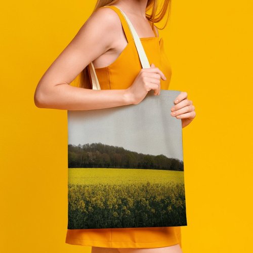 yanfind Great Martin Canvas Tote Bag Double Field Grassland Outdoors Countryside Farm Meadow Rural Normandy France white-style1 38×41cm