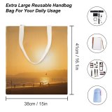 yanfind Great Martin Canvas Tote Bag Double Coast Sea Bournemouth Beach Outdoors Ocean United Summer Seagull Lake white-style1 38×41cm