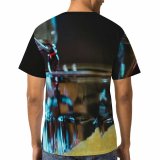 yanfind Adult Full Print T-shirts (men And Women) Alcohol Bar Party Cocktail Glass Wine Nightlife Juice Vodka Thirst Whisky