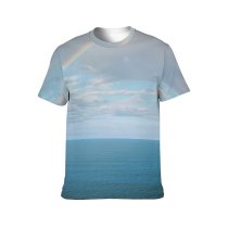 yanfind Adult Full Print T-shirts (men And Women) Aerial Aqua Atmosphere Bay Cloud Colorful Space Crystal Daylight Deep Drone Endless