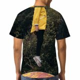 yanfind Adult Full Print T-shirts (men And Women) Anonymous Ashore Balance Buoy Bush Calm Casual Countryside Detail Faceless Flora Foliage