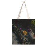 yanfind Great Martin Canvas Tote Bag Double Butterfly Insect Invertebrate Monarch Plant Flower Geranium Bee Honey Stock white-style1 38×41cm