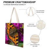 yanfind Great Martin Canvas Tote Bag Double Butterfly Insect Invertebrate Monarch Bee Honey Birds Stock white-style1 38×41cm