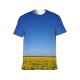 yanfind Adult Full Print T-shirts (men And Women) Agriculture Blooming Sky Countryside Farm Farmland Field Flowers Growth Landscape
