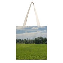 yanfind Great Martin Canvas Tote Bag Double Field Grassland Outdoors Grass Countryside Plant Farm Rural Finland Meadow Land Pasture white-style1 38×41cm