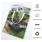 yanfind Great Martin Canvas Tote Bag Double Butterfly Insect Invertebrate Swan's Nest Lane Stratford white-style1 38×41cm