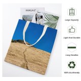 yanfind Great Martin Canvas Tote Bag Double Field Grassland Outdoors Countryside Mound Hill Creative Commons white-style1 38×41cm