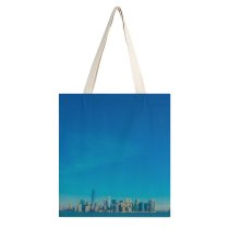yanfind Great Martin Canvas Tote Bag Double Building City Metropolis Town Urban High Rise Downtown Outdoors Architecture Usa Spire white-style1 38×41cm