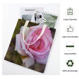 yanfind Great Martin Canvas Tote Bag Double Flower Plant Rose Botanical Gardens white-style1 38×41cm