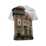 yanfind Adult Full Print T-shirts (men And Women) Aged Ancient Architecture Attract Building Castle Cloudy Corvin Destination Dramatic