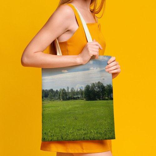 yanfind Great Martin Canvas Tote Bag Double Field Grassland Outdoors Grass Countryside Plant Farm Rural Finland Meadow Land Pasture white-style1 38×41cm