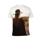yanfind Adult Full Print T-shirts (men And Women) Admire Adventure Amazing Anonymous Backlit Coniferous Countryside Enjoy Evening Explore Faceless Female