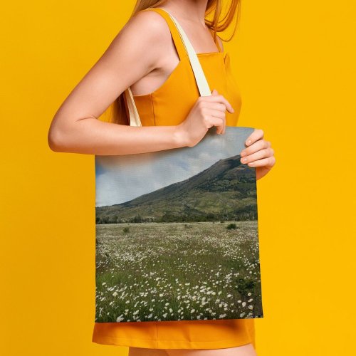 yanfind Great Martin Canvas Tote Bag Double Field Outdoors Grassland Countryside Farm Meadow Rural Torres Del Paine De Chile white-style1 38×41cm