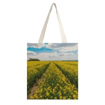 yanfind Great Martin Canvas Tote Bag Double Field Grassland Outdoors Countryside Farm Meadow Rural Money Pit Ln Chard white-style1 38×41cm