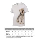 yanfind Adult Full Print T-shirts (men And Women) Adorable Attentive Calm Charming Comfort Space Creature Curious Cute Dog Expressive