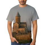 yanfind Adult Full Print T-shirts (men And Women) Ancient Attract Belief Believe Sky Building Castle Catholic Church Classic Construction Countryside