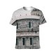 yanfind Adult Full Print T-shirts (men And Women) Aged Architecture Attract Balcony Building Carve Cathedral Catholic Church Classic Construction