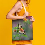 yanfind Great Martin Canvas Tote Bag Double Butterfly Insect Invertebrate Monarch Bee Honey Botanical Creative Commons white-style1 38×41cm