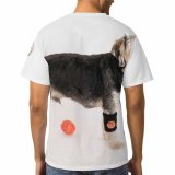 yanfind Adult Full Print T-shirts (men And Women) Active Adorable Ball Calm Care Creature Curious Cute Dog Fauna Fluff