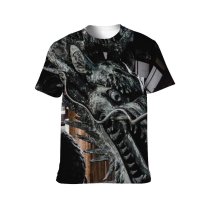 yanfind Adult Full Print T-shirts (men And Women) Ancient Architecture Art Buddhist Chion Fountain Japan Kyoto Metal Metalwork Myth