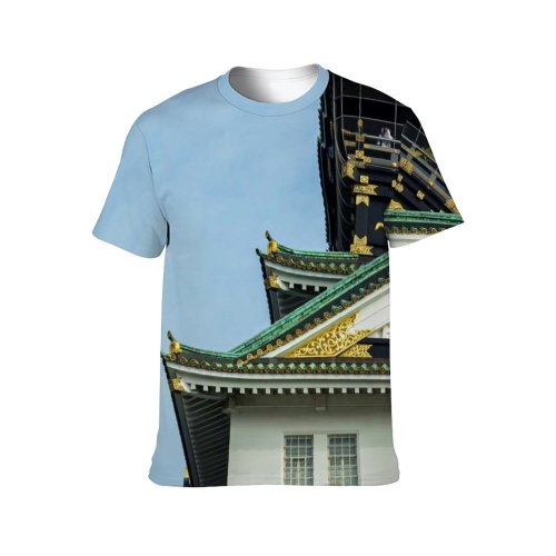 yanfind Adult Full Print T-shirts (men And Women) Aged Ancient Architecture Attract Authentic Building Castle Classic Construction Design Destination