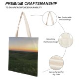 yanfind Great Martin Canvas Tote Bag Double Field Grassland Outdoors Grass Plant Landscape Countryside Panoramic Scenery Farm Meadow Rural white-style1 38×41cm