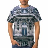 yanfind Adult Full Print T-shirts (men And Women) Aged Ancient Arched Architecture Art Attic Attract Building Classic Construction Daytime