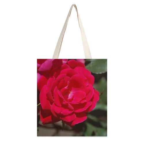 yanfind Great Martin Canvas Tote Bag Double Flower Plant Rose Geranium Virginia Usa Petal white-style1 38×41cm