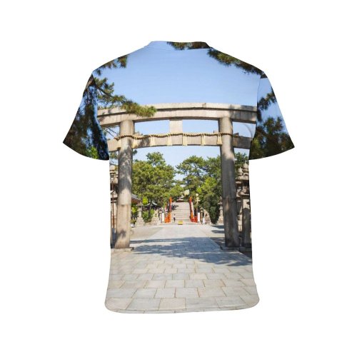 yanfind Adult Full Print T-shirts (men And Women) Aged Ancient Architecture Attract Belief Sky Building Construction Destination Doorway Entrance