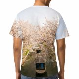 yanfind Adult Full Print T-shirts (men And Women) Aged Aroma Beauty Bloom Boat Botany Branch Canal Channel Cherry City
