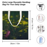 yanfind Great Martin Canvas Tote Bag Double Field Grassland Outdoors Plant Countryside Farm Meadow Rural Daisies Daisy Flower white-style1 38×41cm