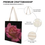 yanfind Great Martin Canvas Tote Bag Double Flower Plant Rose Georgia Usa white-style1 38×41cm