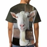yanfind Adult Full Print T-shirts (men And Women) Agriculture Barn Barrier Blurred Building Cattle Country Countryside Creature Domesticated Enclosure Farm
