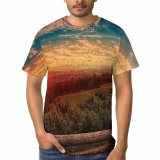 yanfind Adult Full Print T-shirts (men And Women) 4k Clouds Daylight Forest Landscape Landscapes Mountains Outdoors Scenic Sky Sunshine