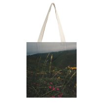 yanfind Great Martin Canvas Tote Bag Double Field Grassland Outdoors Da Roca Countryside Farm Meadow Rural Portugal Plant white-style1 38×41cm
