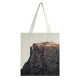 yanfind Great Martin Canvas Tote Bag Double Cliff Outdoors Mesa Grey Public Domain white-style1 38×41cm