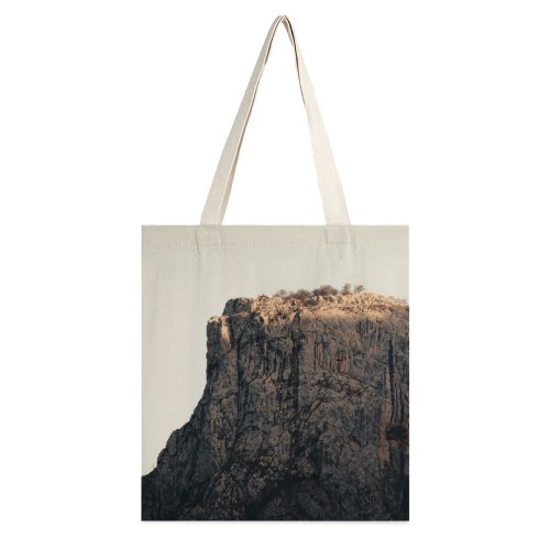 yanfind Great Martin Canvas Tote Bag Double Cliff Outdoors Mesa Grey Public Domain white-style1 38×41cm