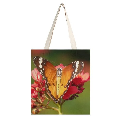 yanfind Great Martin Canvas Tote Bag Double Butterfly Insect Monarch Invertebrate Creative Commons white-style1 38×41cm