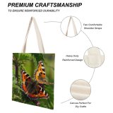 yanfind Great Martin Canvas Tote Bag Double Butterfly Insect Invertebrate Bee Honey Monarch Focus Colourful Photographer Photo + white-style1 38×41cm