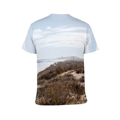 yanfind Adult Full Print T-shirts (men And Women) Aqua Atmosphere Beach Building Bumpy Cloudy Coast Space Daytime Endless Exterior