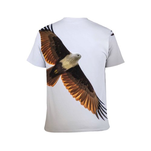 yanfind Adult Full Print T-shirts (men And Women) Beak Bird Blurred Brahminy Kite Calm Carnivore Cloud Countryside Daylight