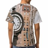 yanfind Adult Full Print T-shirts (men And Women) America Architecture Area Avenue Building Center City Clock Complex Construction Contemporary Design