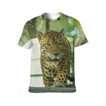 yanfind Adult Full Print T-shirts (men And Women) Africa Attentive Beast Cat Conserve Creature Curious Danger Ecosystem Fauna Fur