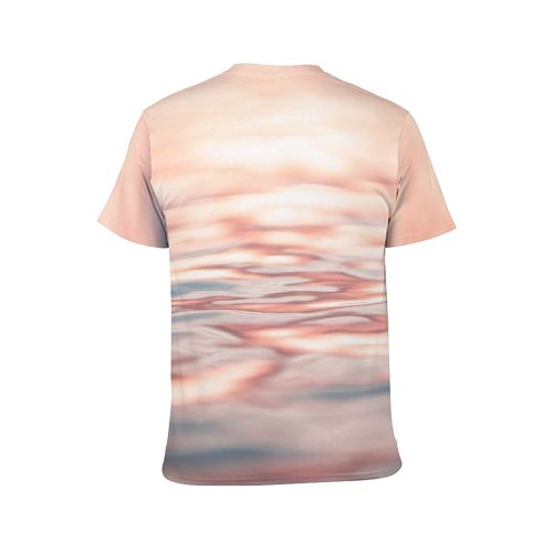 yanfind Adult Full Print T-shirts (men And Women) Abstract Amazing Aqua Azure Bay Calm Space Dawn Dusk Evening