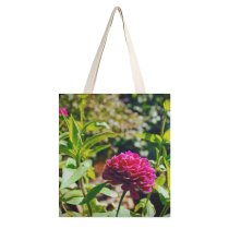 yanfind Great Martin Canvas Tote Bag Double Dahlia Flower Plant Vegetation Mexico Usa Rose Bud Sprout Acanthaceae Tree white-style1 38×41cm