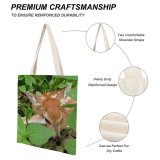 yanfind Great Martin Canvas Tote Bag Double Butterfly Insect Invertebrate Moth Plant Wildlife Pennsylvania United States Baby Deer Lay white-style1 38×41cm