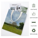 yanfind Great Martin Canvas Tote Bag Double Field Grassland Outdoors Grass Plant Deutschland Countryside Farm Rural Meadow Pasture Rodderberg white-style1 38×41cm